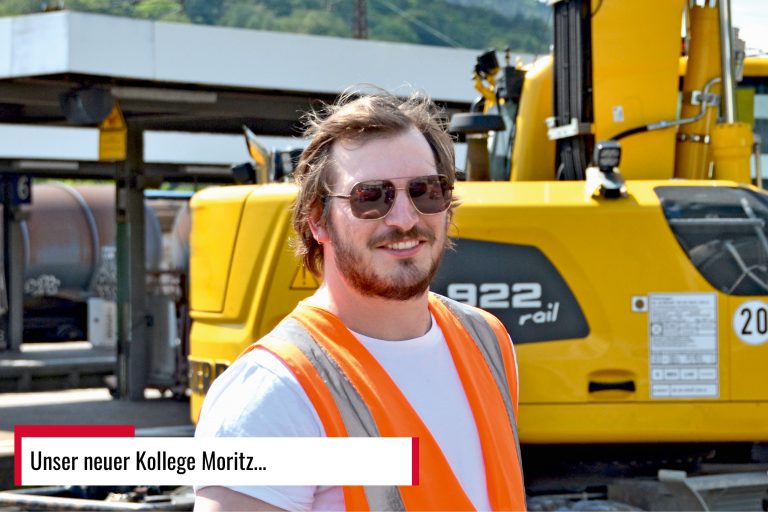 Moritz Baustelle mit Text